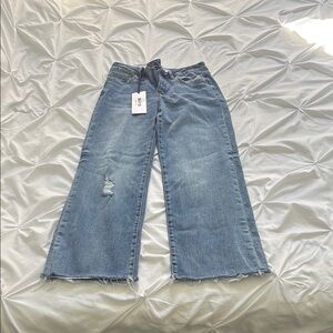 Mica Los Angeles Women's Classic Blue Wide Leg Jeans